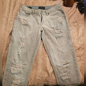 Lucky Brand Sienna Cigerette Distressed Boyfriend Jeans